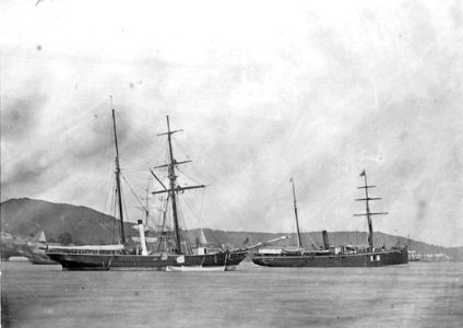 Шхуна Восток и пароход Сибирия, 1875 год