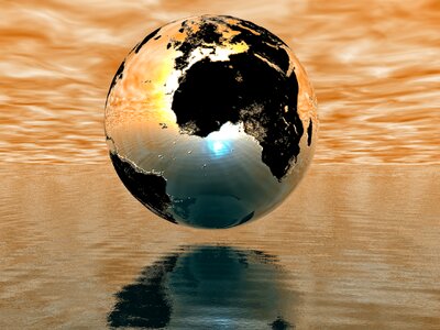 Planet world global photo