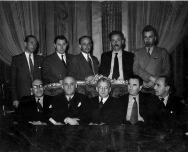 חברי הוועד הפועל העולמי של ברית הצהר בפריז 1948