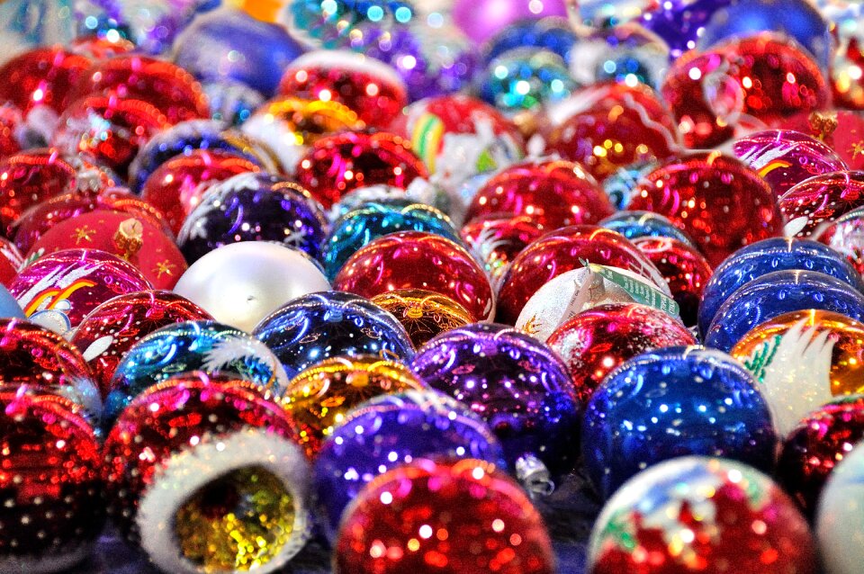 Christmas christmas tree toy ball photo