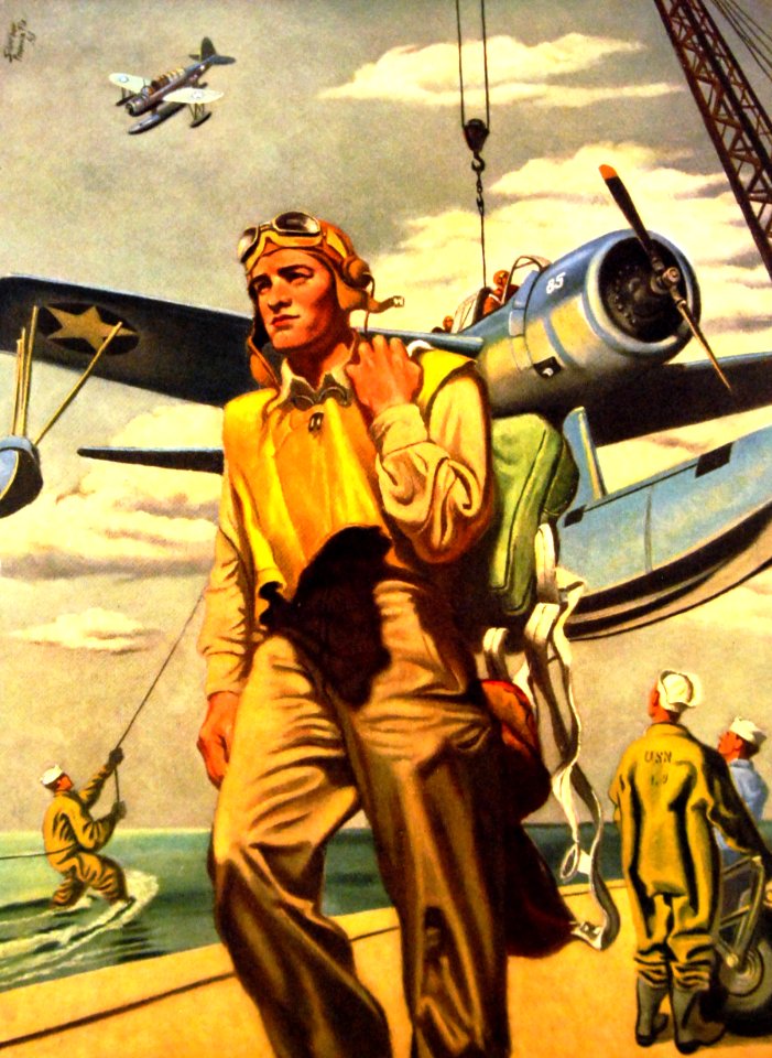 “Flight’s End,” artwork by George Schreiber (19579240252)