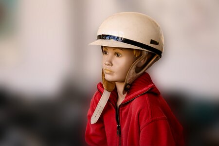 Helm girl model photo