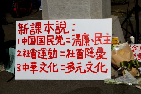 台灣數千民眾舉行反課綱抗議示威 12