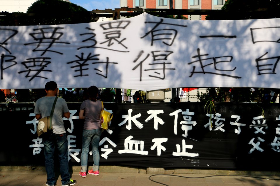 台灣數千民眾舉行反課綱抗議示威 13