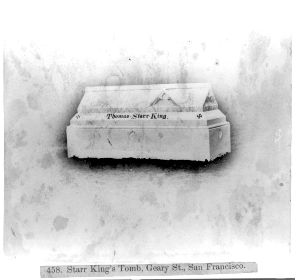 Thomas Starr King's Tomb, Geary Street, San Francisco LCCN2002723097
