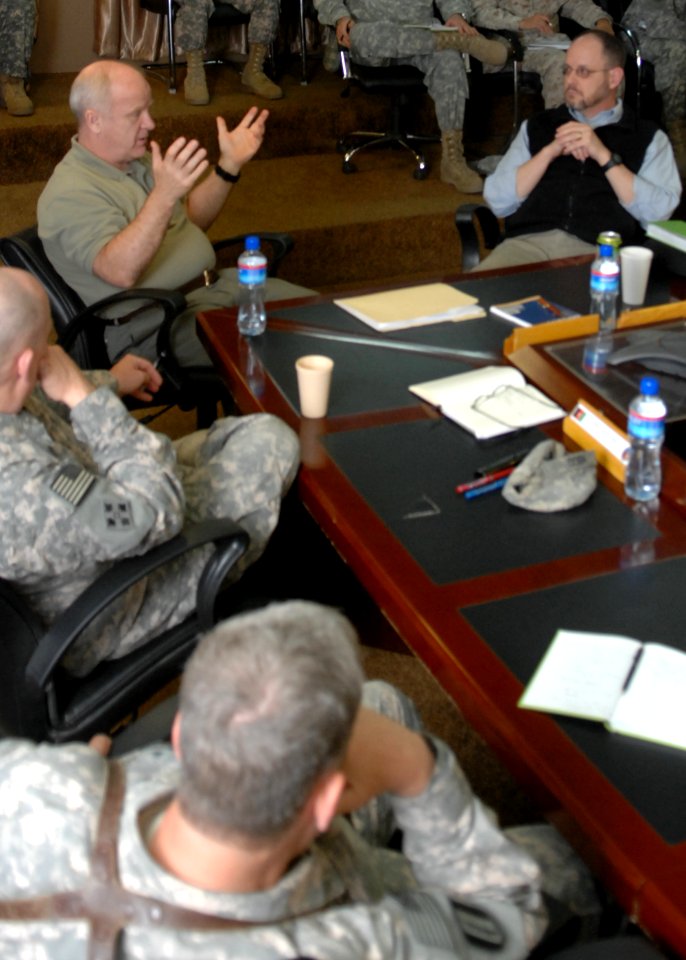Thomas X. Holmes discusses COIN with NTM-A leadership (4537170517)