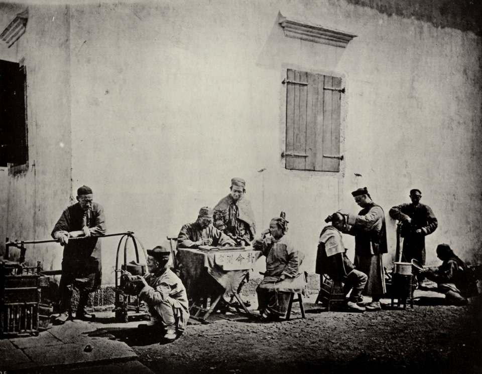Thomson, John - Fahrende Handwerker, Kiukiang, Kiangsi (Zeno Fotografie)