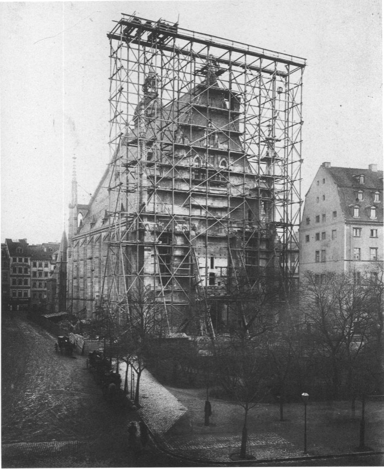 Thomaskirche Restauration Leipzig 1885