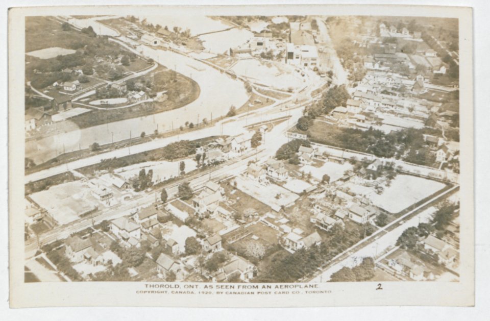 Thorold Ontario from the Air (HS85-10-37535) original