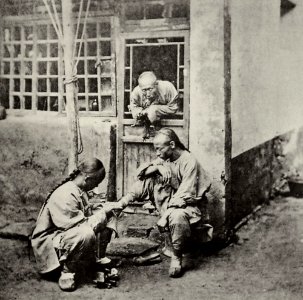 Thomson, John - Ein fahrender Fußpfleger (Zeno Fotografie)