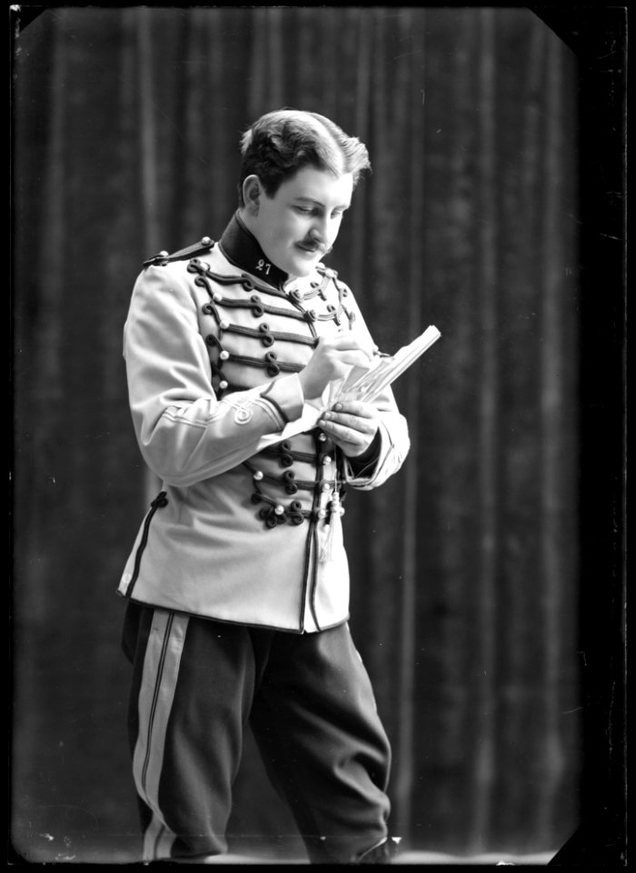 Thorleif Allum in Den glada änkan at Oscarsteatern 1907 - SMV - NA010