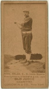 Thos. Dolan, St. Louis Browns, baseball card portrait LCCN2008675134