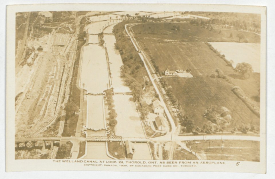 Thorold Ontario from the Air (HS85-10-37532) original