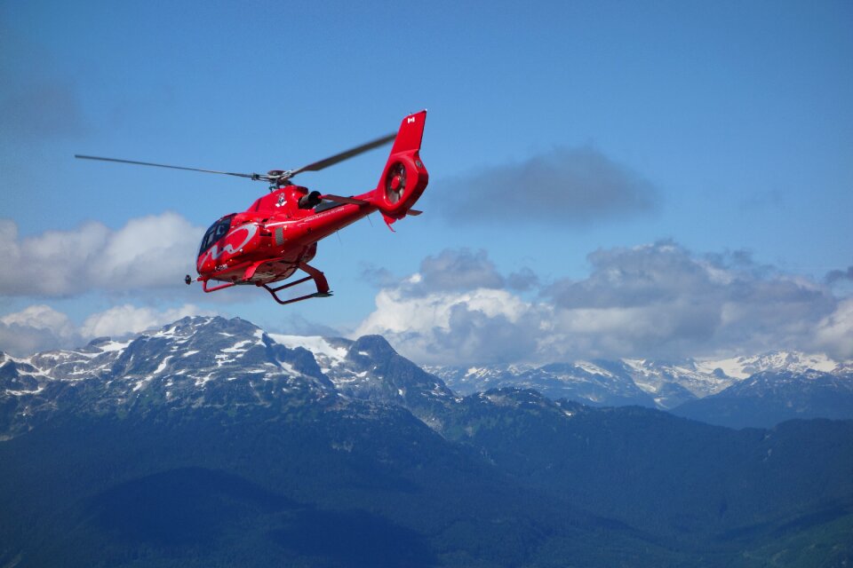 Mountains air rescue rescue helicopter