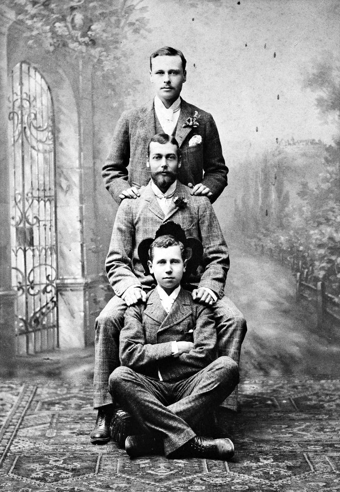 Three grandsons of Queen Victoria