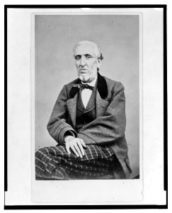 Three-quarter length portrait of a man, seated, facing front LCCN2005681441