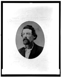 Three-quarter face portrait of man with beard LCCN2006688331