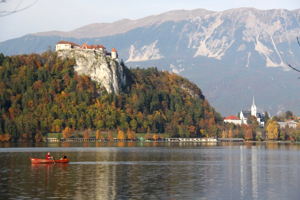 Travel landscape lake