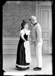 Thyra Leijman and Carl Barcklind in Min toreador at Djurgårdsteatern 1905 - SMV - NB035 photo