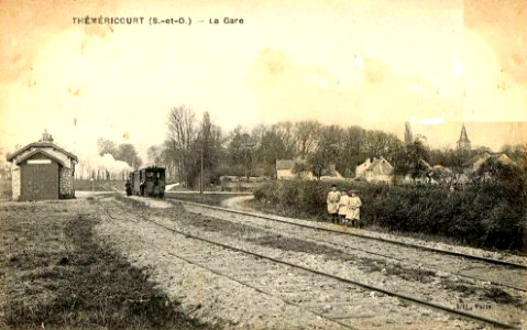 Théméricourt (95), la gare CGB