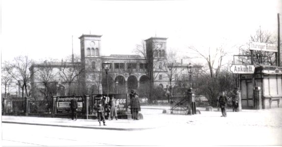 Thueringer Bahnhof Leipzig um 1900