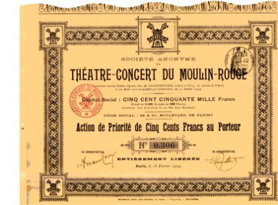 Théatre-Concert du Moulin-Rouge 1904