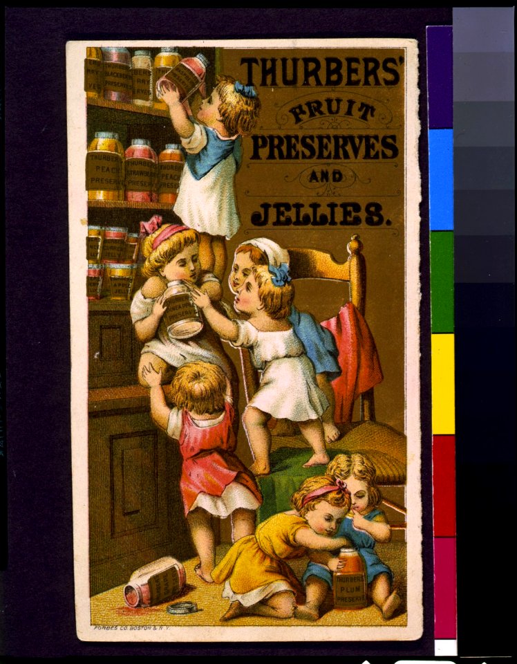 Thurbers' fruit preserves and jellies - Forbes Co., Boston & N.Y. LCCN93506660