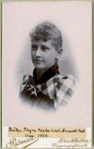 Thyra Holmlund, porträtt - SMV - H4 091