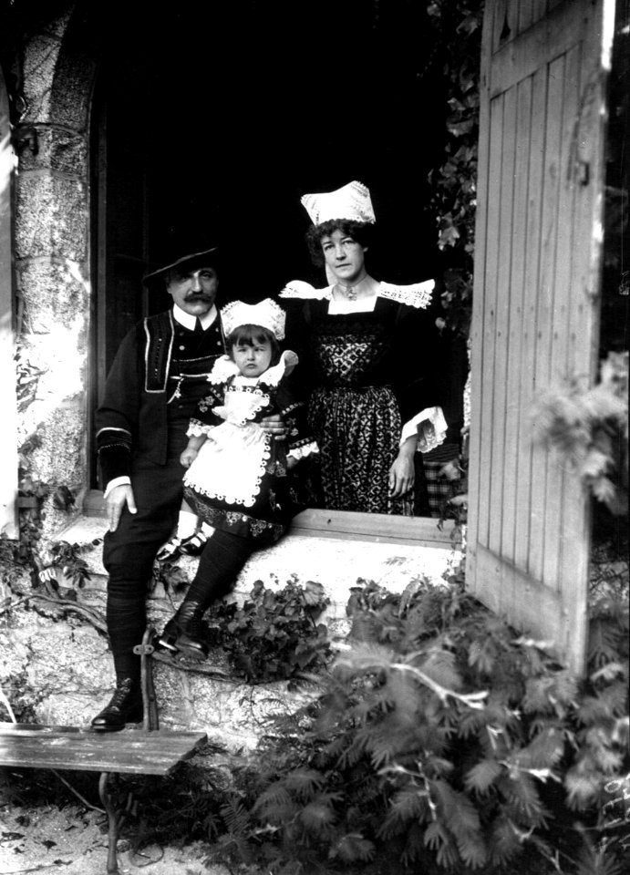 Théodore Botrel en famille