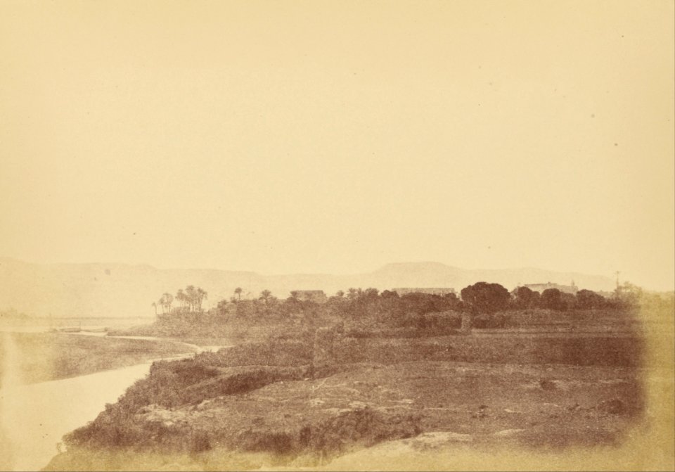Théodule Devéria (French - (Overview of Luxor) - Google Art Project