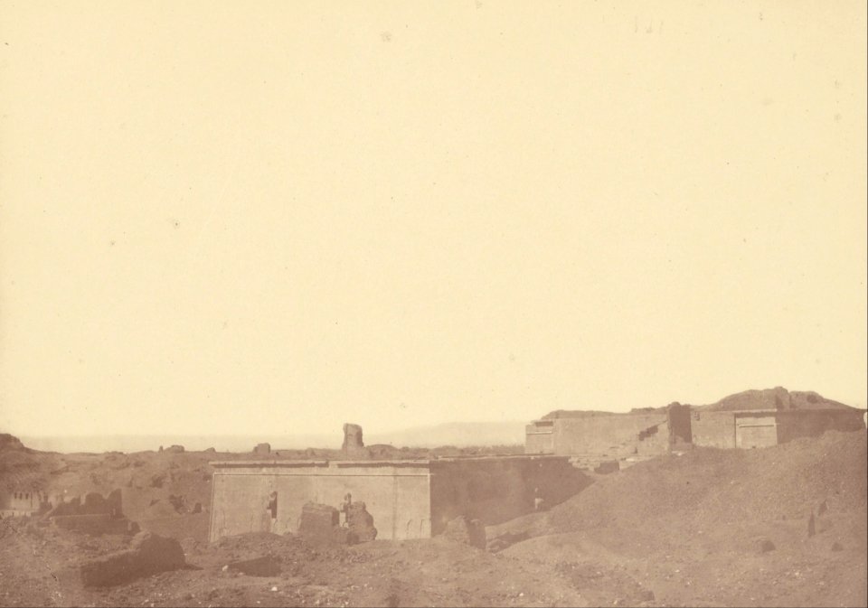 Théodule Devéria (French - (Overview of the Temple of Edfu) - Google Art Project