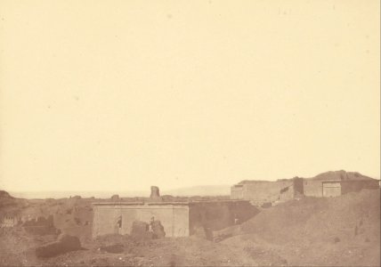 Théodule Devéria (French - (Overview of the Temple of Edfu) - Google Art Project