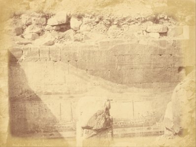 Théodule Devéria (French - Médînet-el-Bahari (Thèbes) - Google Art Project