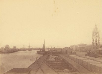 Théodule Devéria (French - (Harbor) - Google Art Project