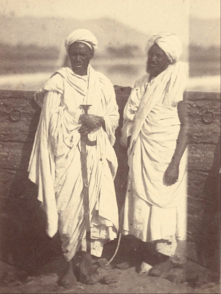 Théodule Devéria (French - (Portrait of Two Native Men on a Boat) - Google Art Project