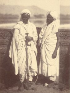 Théodule Devéria (French - (Portrait of Two Native Men on a Boat) - Google Art Project