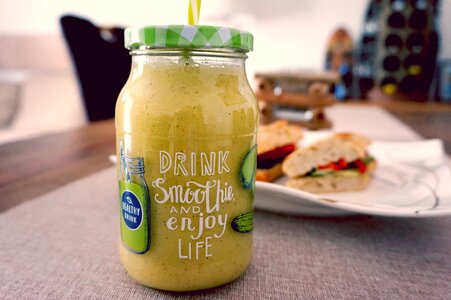 Juice green smoothie food photo