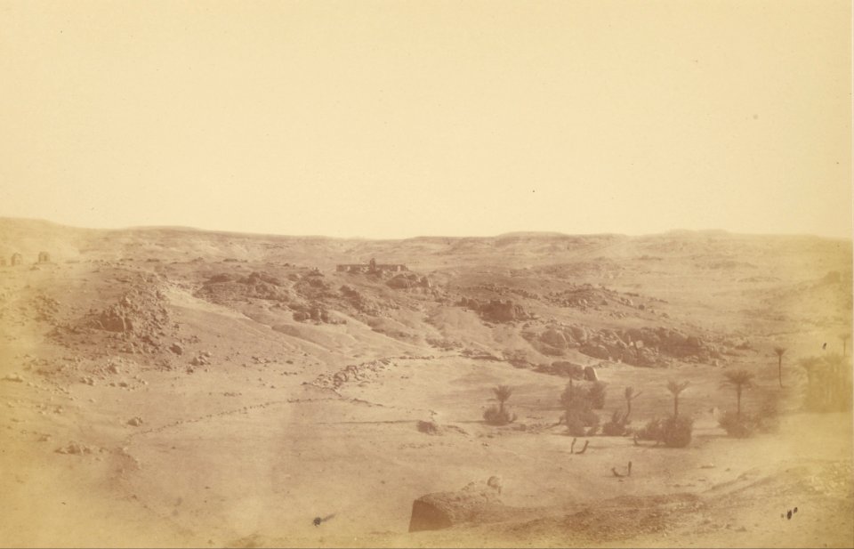 Théodule Devéria (French - (Overview of the Ruins of Fostat, near Cairo) - Google Art Project
