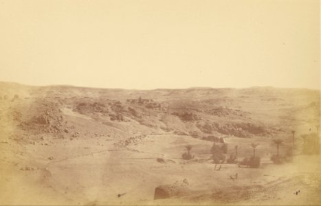 Théodule Devéria (French - (Overview of the Ruins of Fostat, near Cairo) - Google Art Project