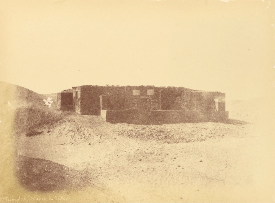 Théodule Devéria (French - Memphis, maison du désert - Google Art Project