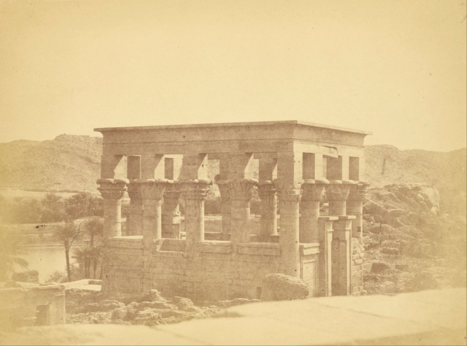 Théodule Devéria (French - (Kiosk of Trajan, Philae) - Google Art Project