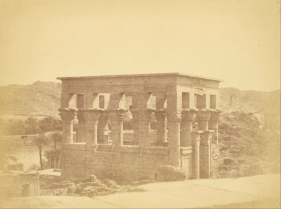 Théodule Devéria (French - (Kiosk of Trajan, Philae) - Google Art Project