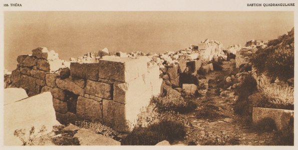 Théra Bastion quadrangulaire - Baud-bovy Daniel Boissonnas Frédéric - 1919