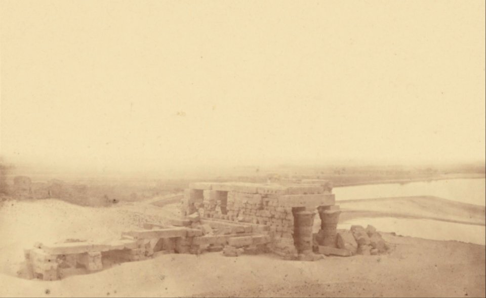 Théodule Devéria (French - (Overview of the Temple of Ombos) - Google Art Project