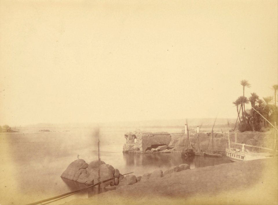 Théodule Devéria (French - (View of the Antique Port of Elephanta) - Google Art Project