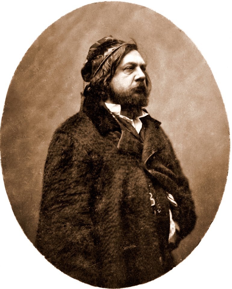 Théophile Gautier by Nadar c1856-1