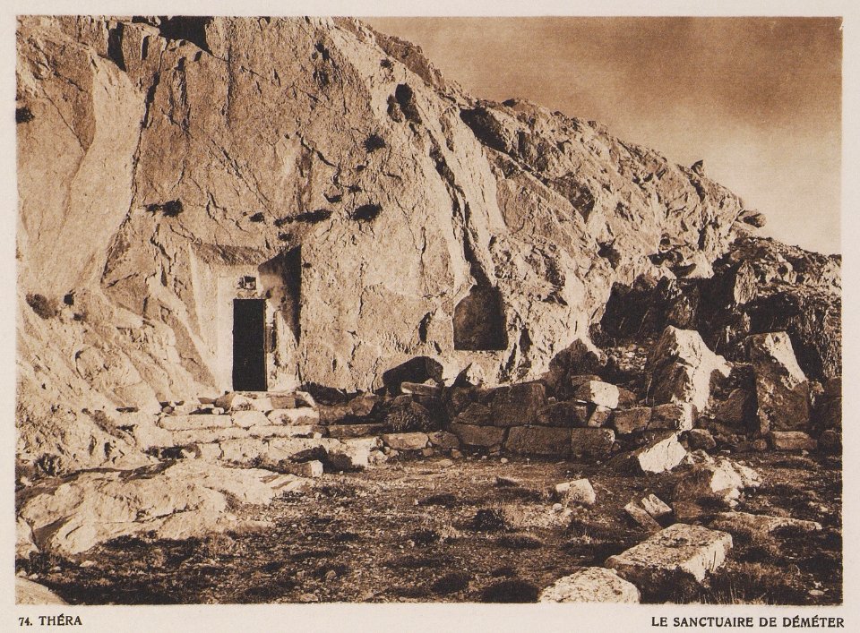 Théra – Le sanctuaire de Déméter - Baud-bovy Daniel Boissonnas Frédéric - 1919