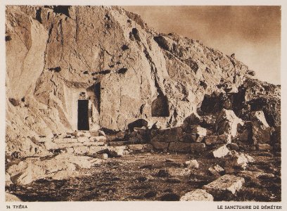 Théra – Le sanctuaire de Déméter - Baud-bovy Daniel Boissonnas Frédéric - 1919