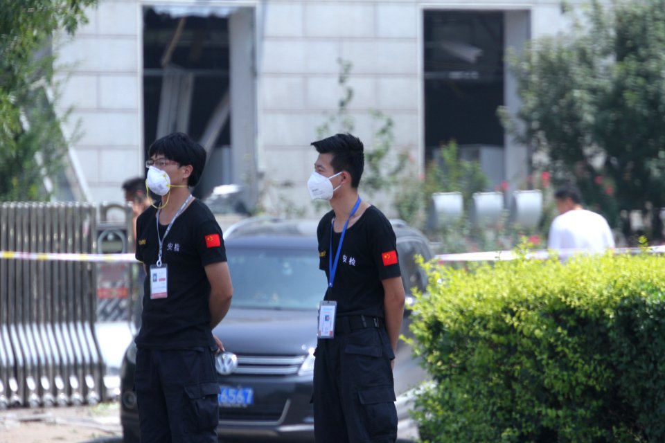Tianjin explosion scene (4)
