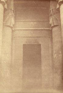 Théodule Devéria (French - (The Inner Entrance of the Temple of Denderah) - Google Art Project